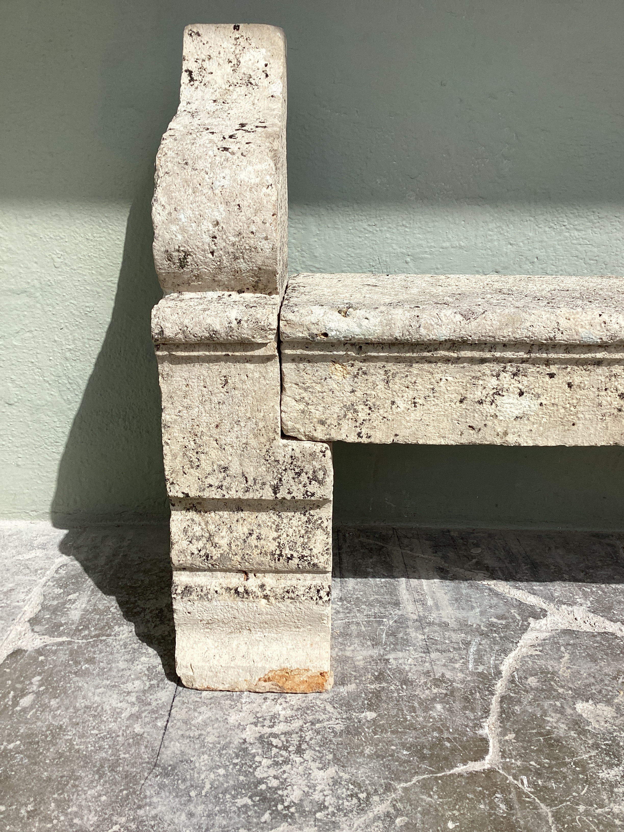 19th c. Stone Bench from the Property of a small Chateau in Rainville, a village in the Vosges region of France - image 3
